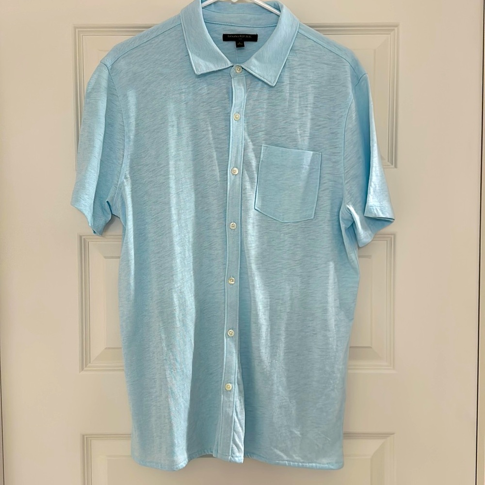 Short-sleeve Banana Republic Button-Up Polo